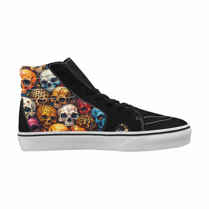MEN'S Skulls High Top Canvas Dreamcore Custom Shoes