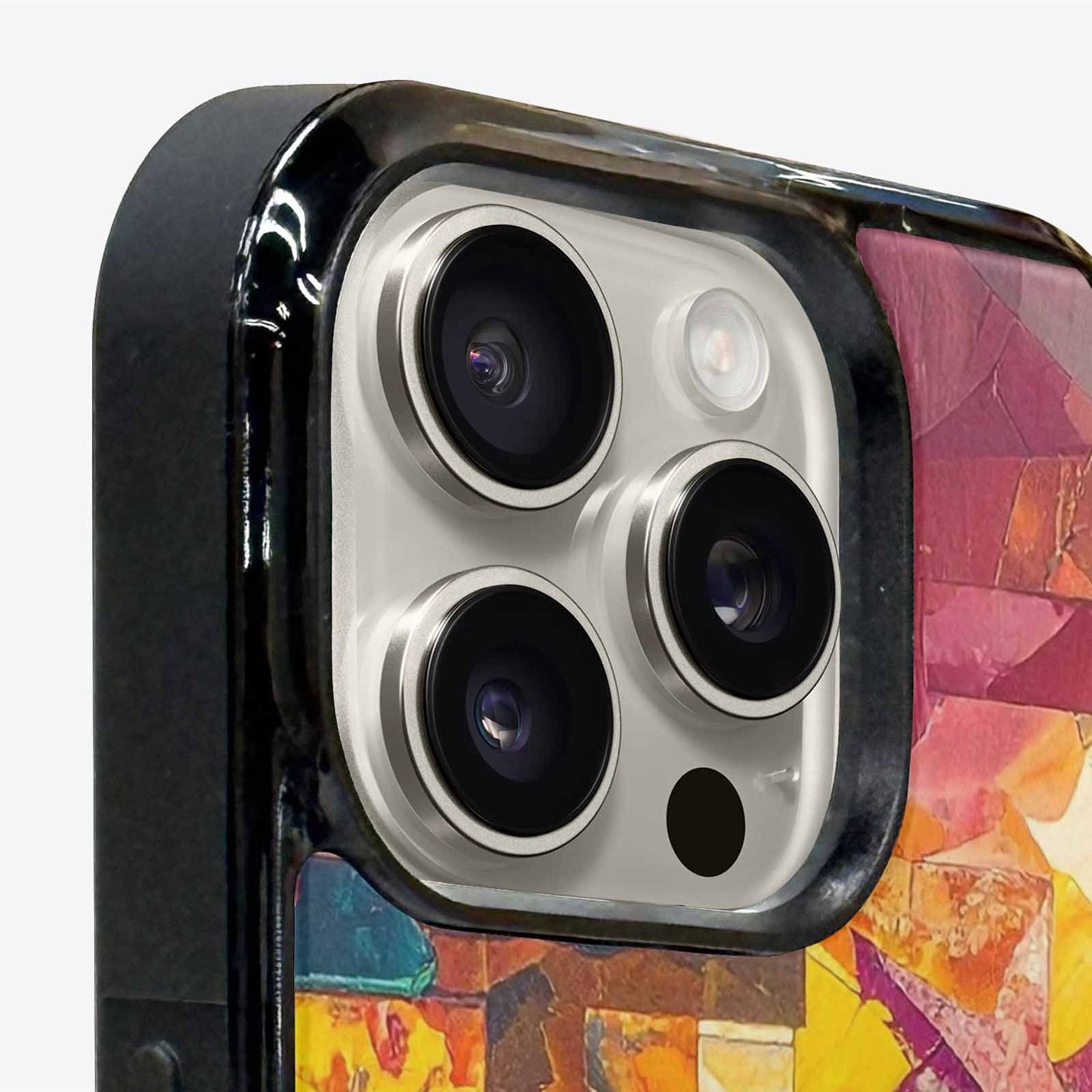 iPhone 16 Pro Case — Faith Cross And Faith Icons Pattern, Unique Phone Case Design