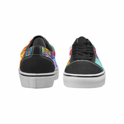 WOMEN'S Melting Ice Cream Monster Lace-Up Canvas Dreamlike Shoes