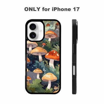 iPhone 17 Case — Mushrooms Camomushrooms Patter Ywj Camo, Unique Phone Case Design