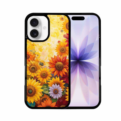 iPhone 17 Case — Full Color Vibrant Sunflower Floral, Custom Printed Phone Case