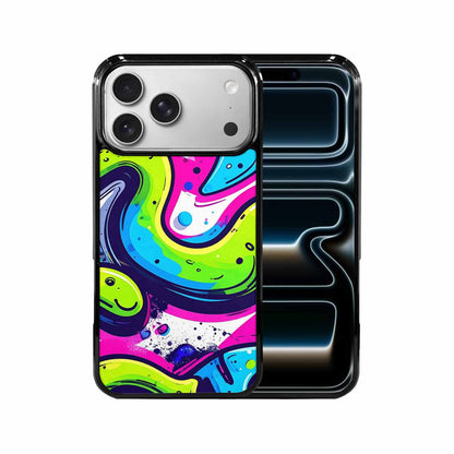iPhone 17 Pro Max Case — Acid Wash Cartoon Tie Dye, Original Design Phone Case
