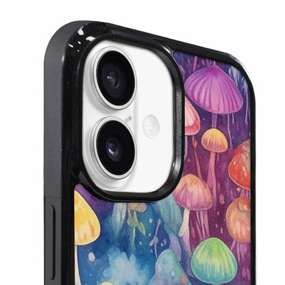 iPhone 17 Case — Mushrooms Tie Dyemushrooms Pat Tie Dye, Unique Phone Case Design