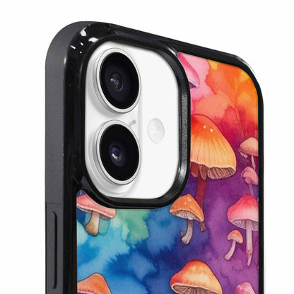 iPhone 17 Case — Mushrooms Tie Dyemushrooms Pat Tie Dye, Unique Phone Case Design