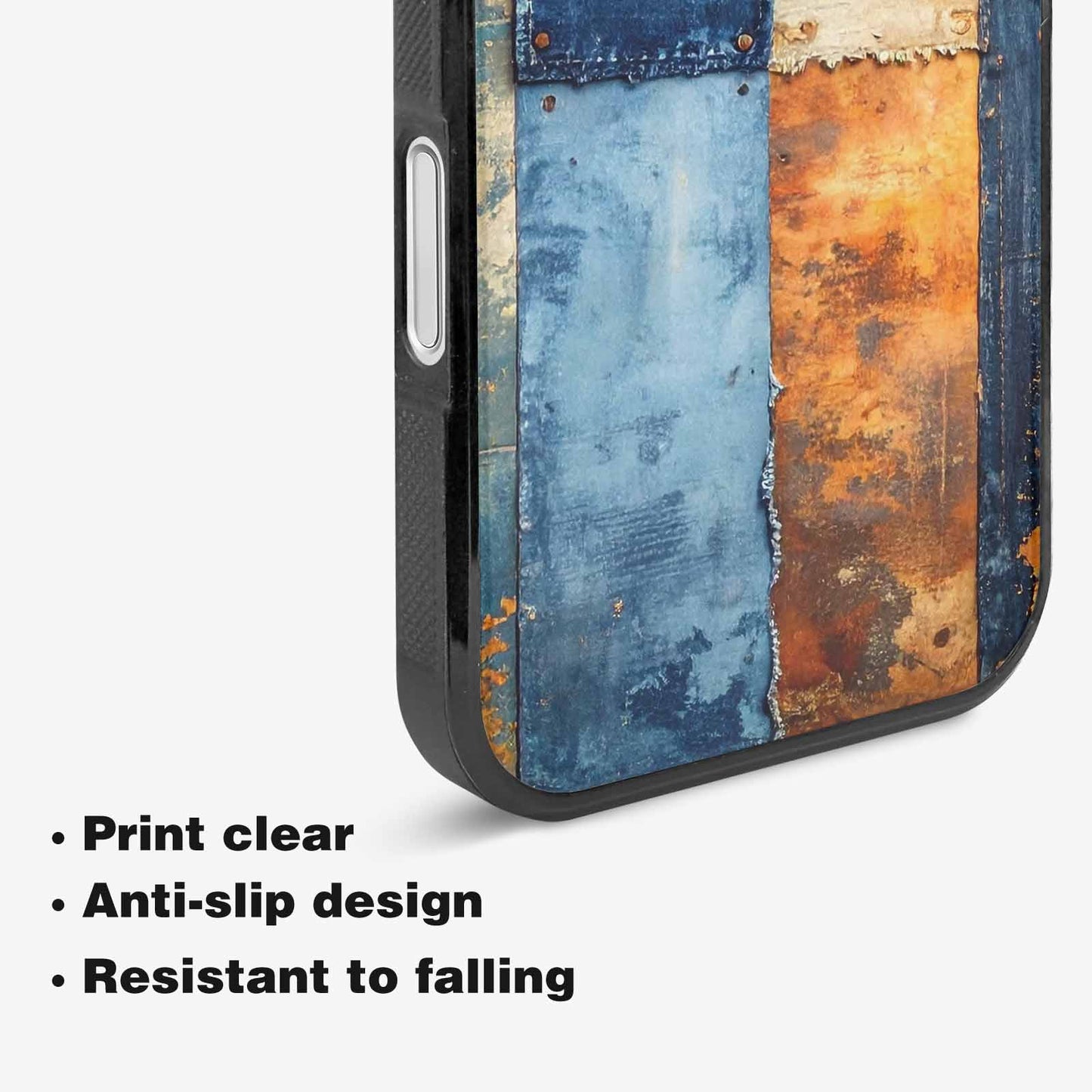 iPhone 16 Plus Case — Curve The Ripping Demin Tectures For, Custom Print Case Cover