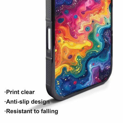 iPhone 17 Pro Max Case — Galaxy Art Colorful Cosmic Galaxy Space, Unique Phone Case Design