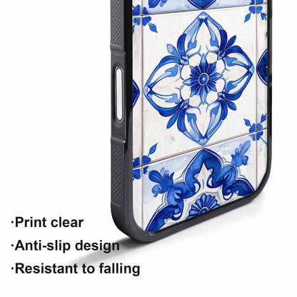 iPhone 17 Air Case — Talavera Tile Floral, Custom Printed Phone Case