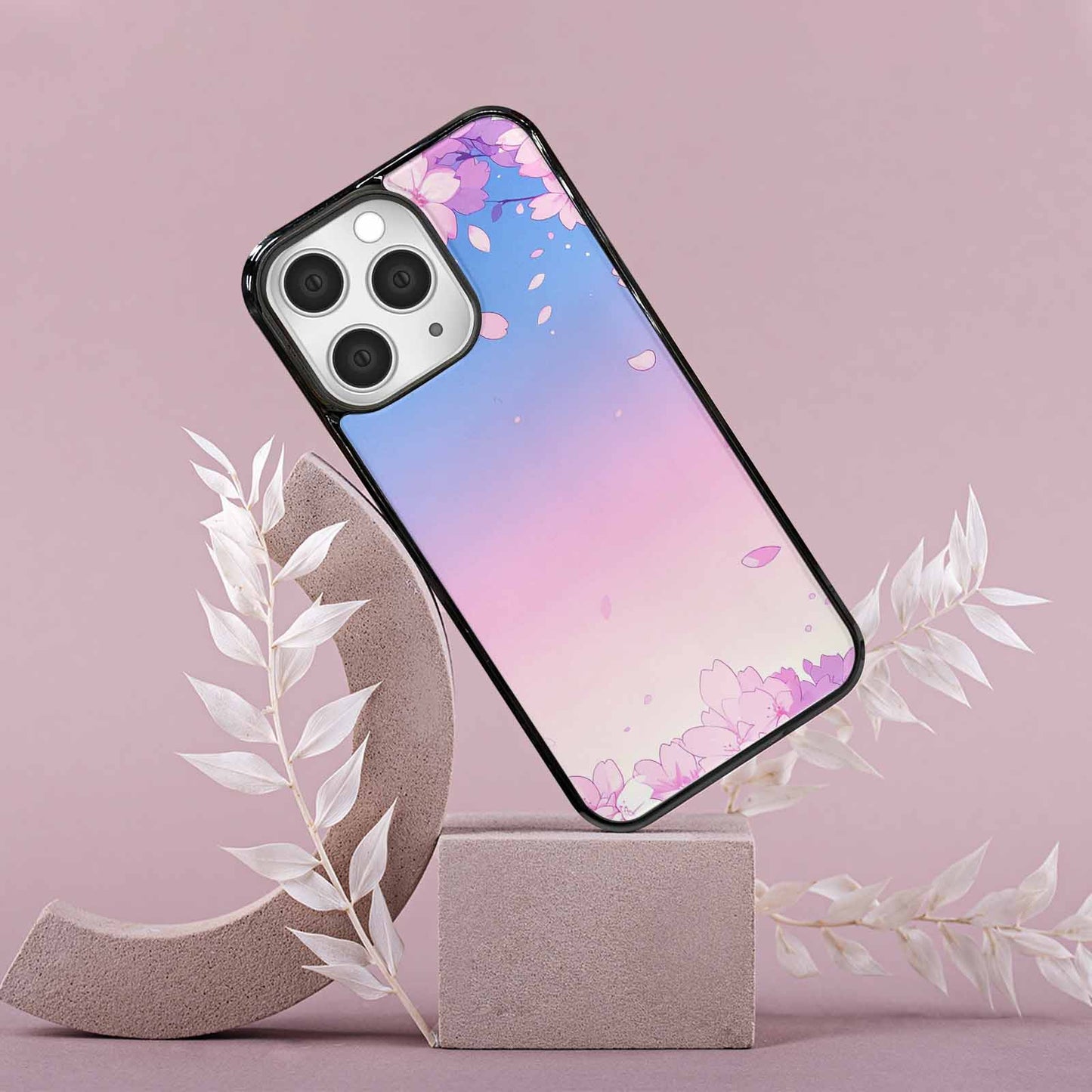 iPhone 15 Pro Max Case — Anime Cherry Blossom Custom, Personalized Phone Case