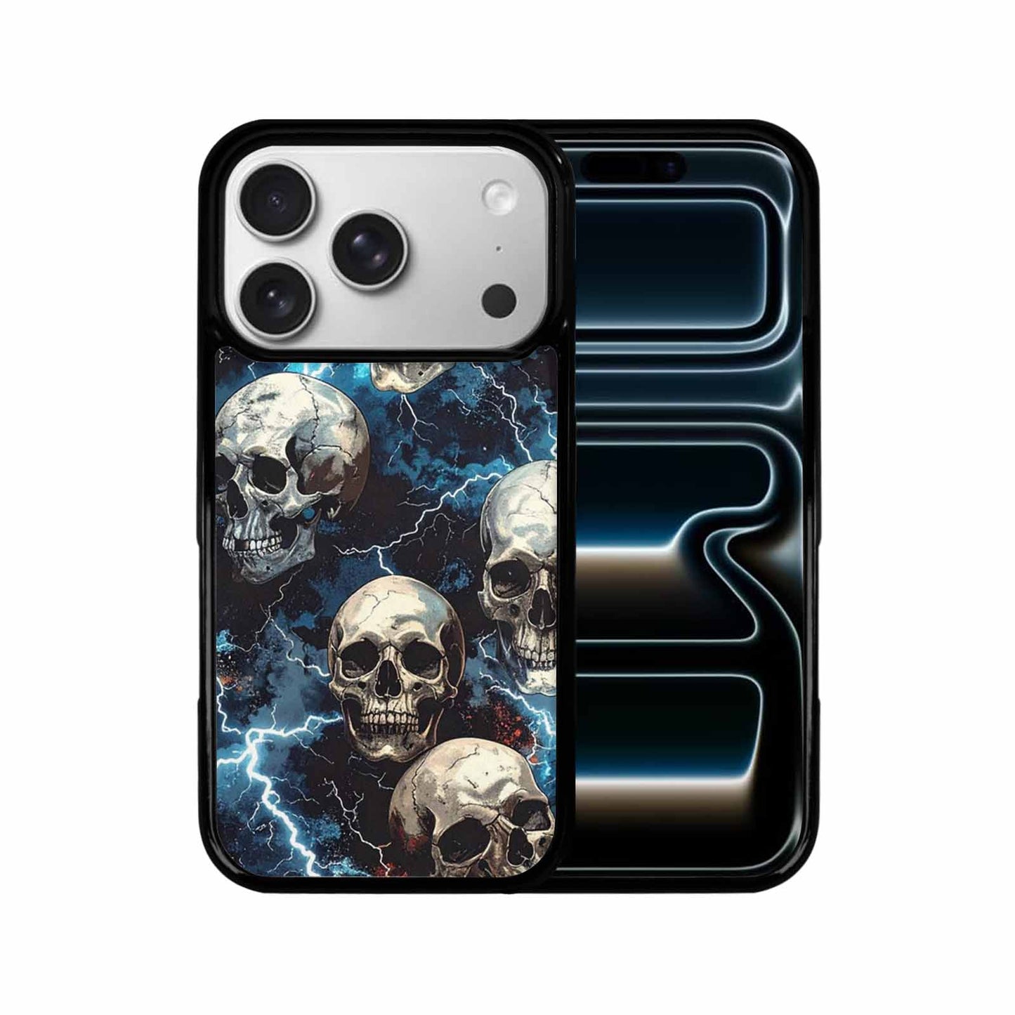 iPhone 17 Pro Case — Skull Dark Art Gothic Print Gothic, Custom Phone Case