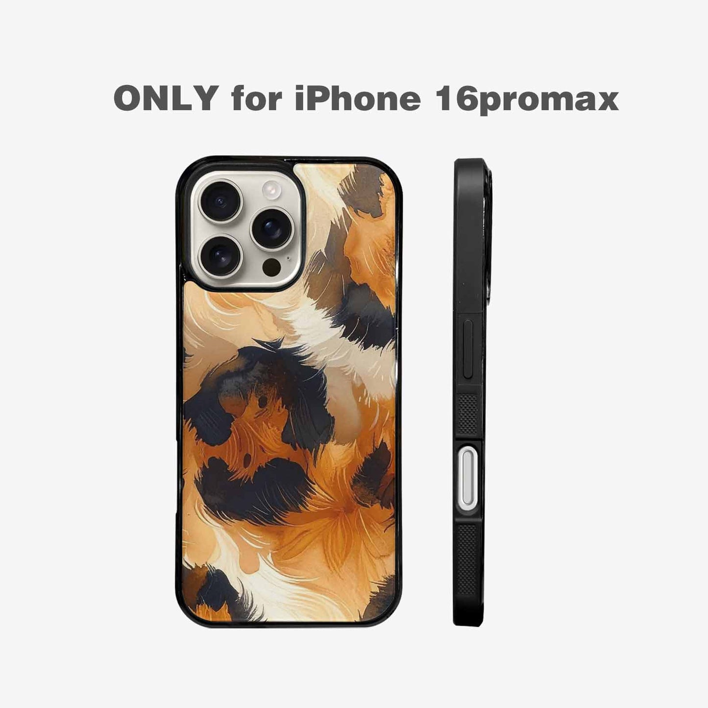 iPhone 16 Pro Max Case — Leopard Soft Airbrush Gradient, Custom Designed Case Cover