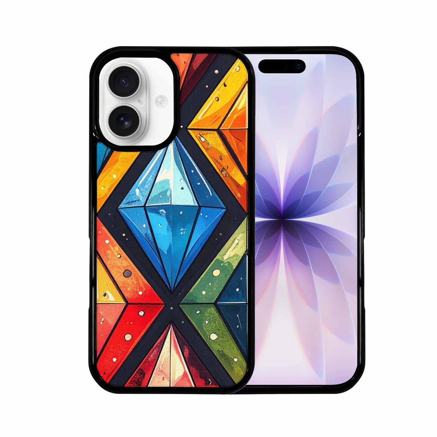 iPhone 17 Case — Vintage Summer Diamond Retro Vintage, Custom Art Phone Cover