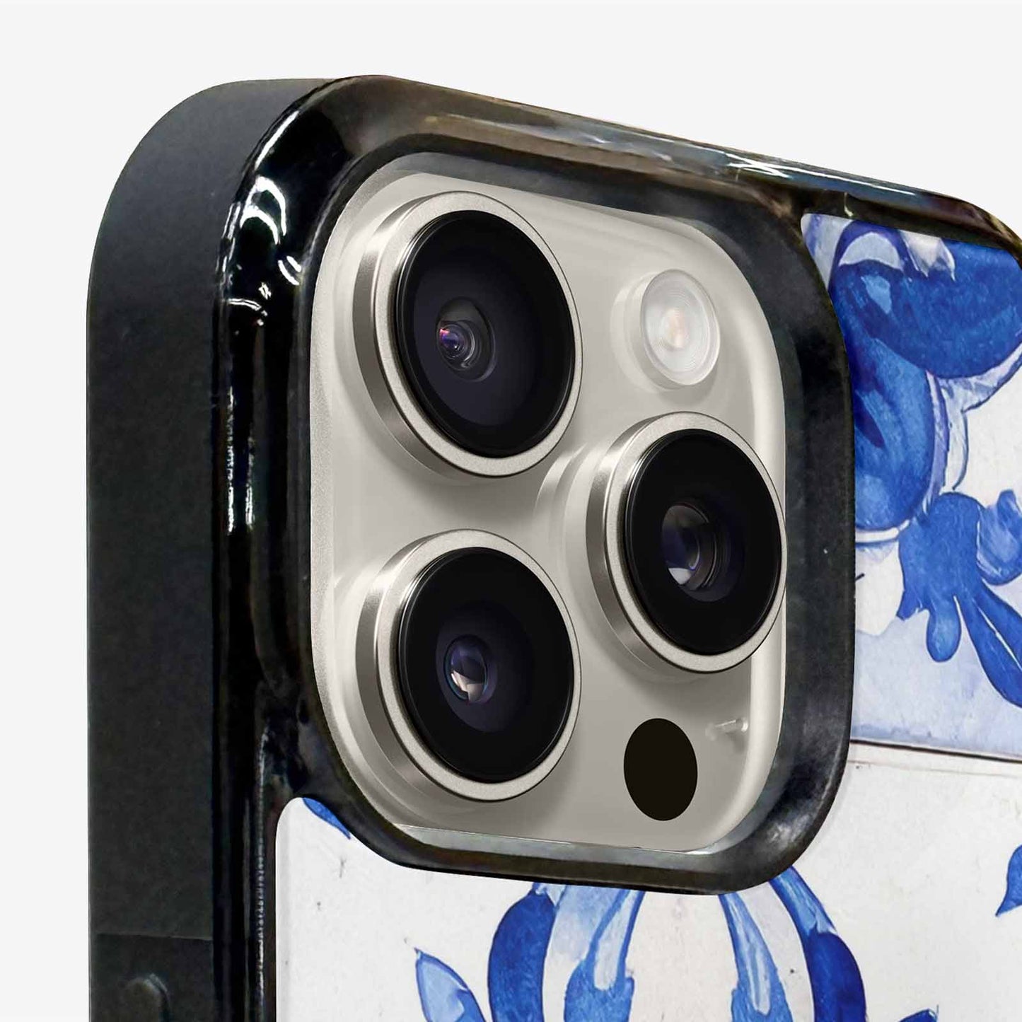 iPhone 16 Pro Case — Talavera Tile Floral, Original Design Phone Case