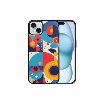 iPhone 15 Plus Case — 1960s Mod Cartoon Art Pattern, Custom Print Case Cover