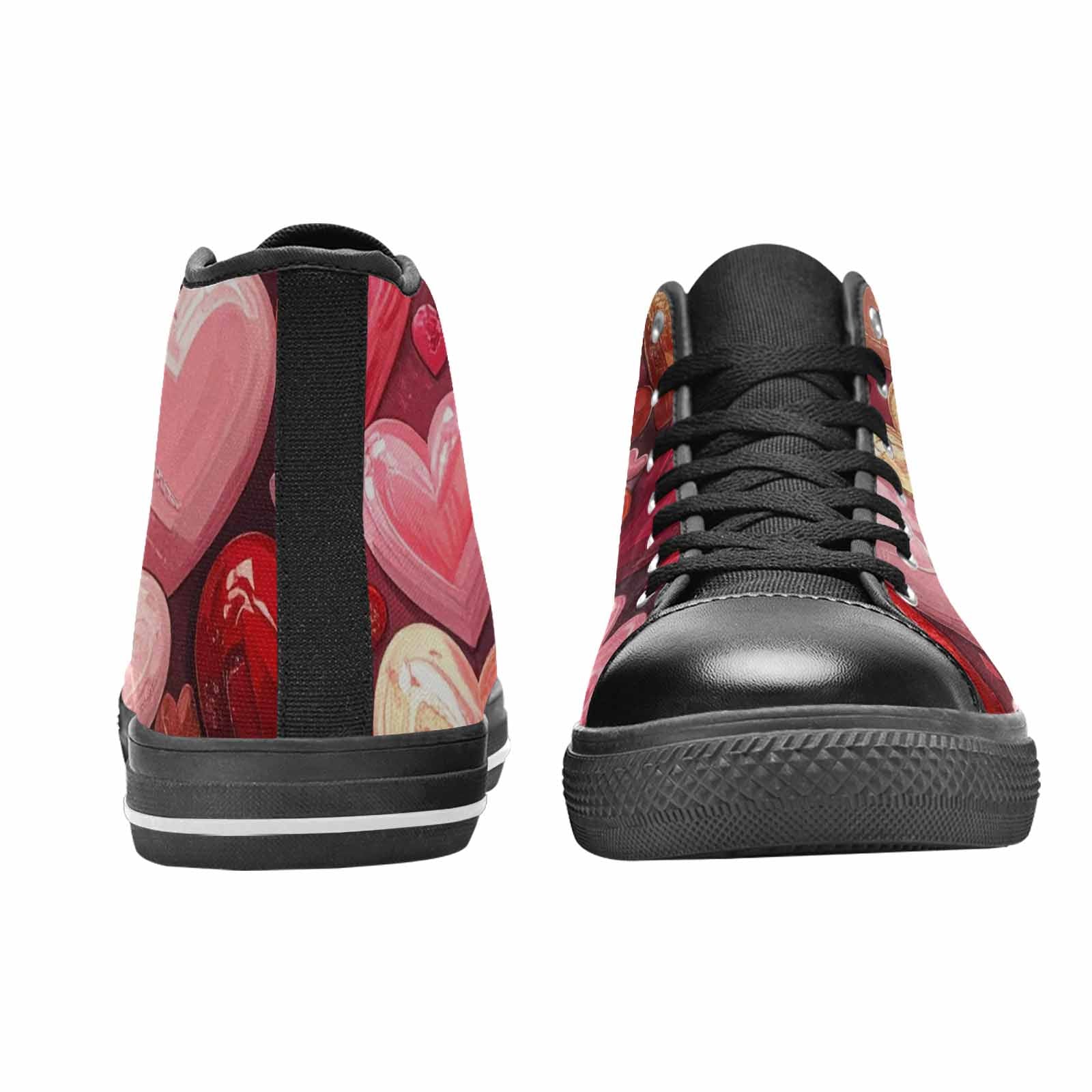 WOMEN'S No Words Or High Top Canvas Vivid Custom Shoes