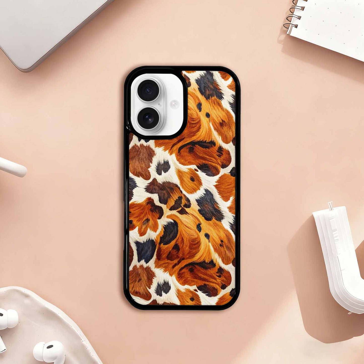 iPhone 17 Case — Small Cow Animal Print Animal Print, Customized Protective Case