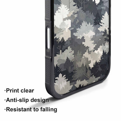 iPhone 17 Pro Max Case — Small Military Camouflage Blotch Camo, Custom Print Case Cover