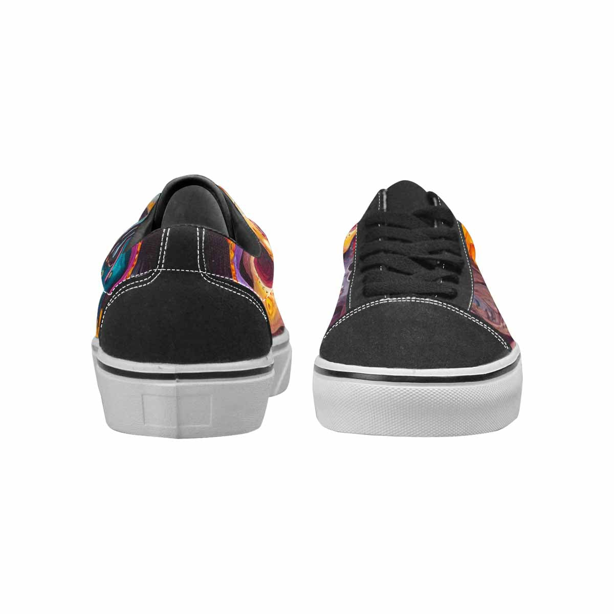 WOMEN'S Sugar Skulls Melting Sugar Lace-Up Canvas Dreamcore Custom Shoes