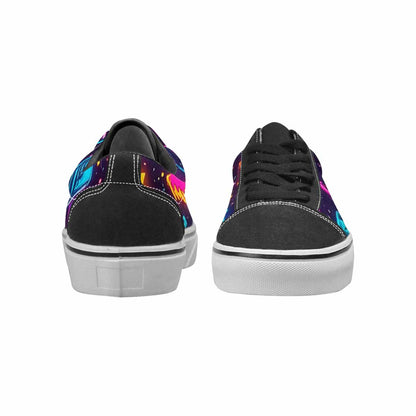 WOMEN'S 80s Retro Motif 80s Lace-Up Canvas Dreamcore Custom Shoes