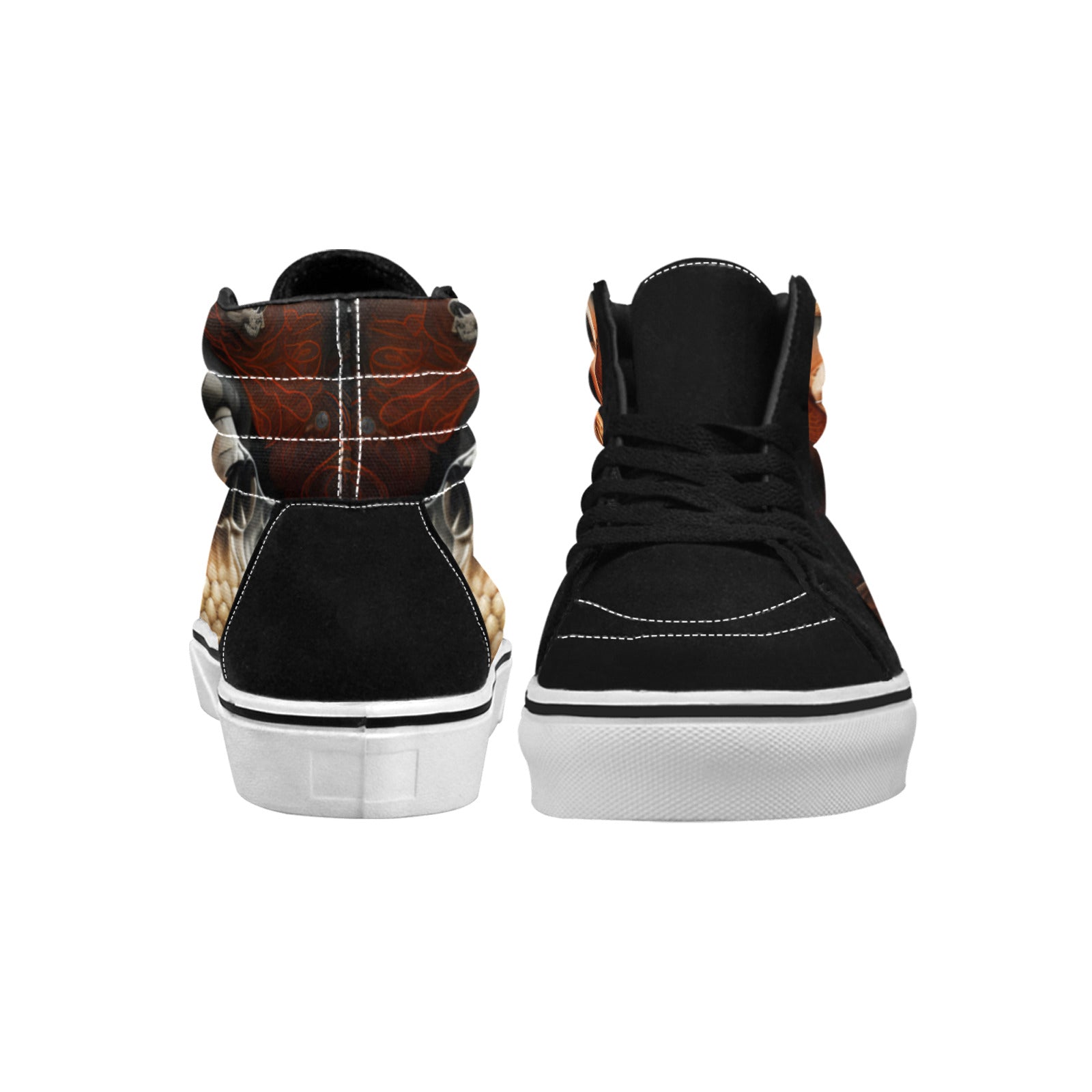 MEN'S 8X - Snakes Skulls High Top Skateboarding Aesthetic Sneakers