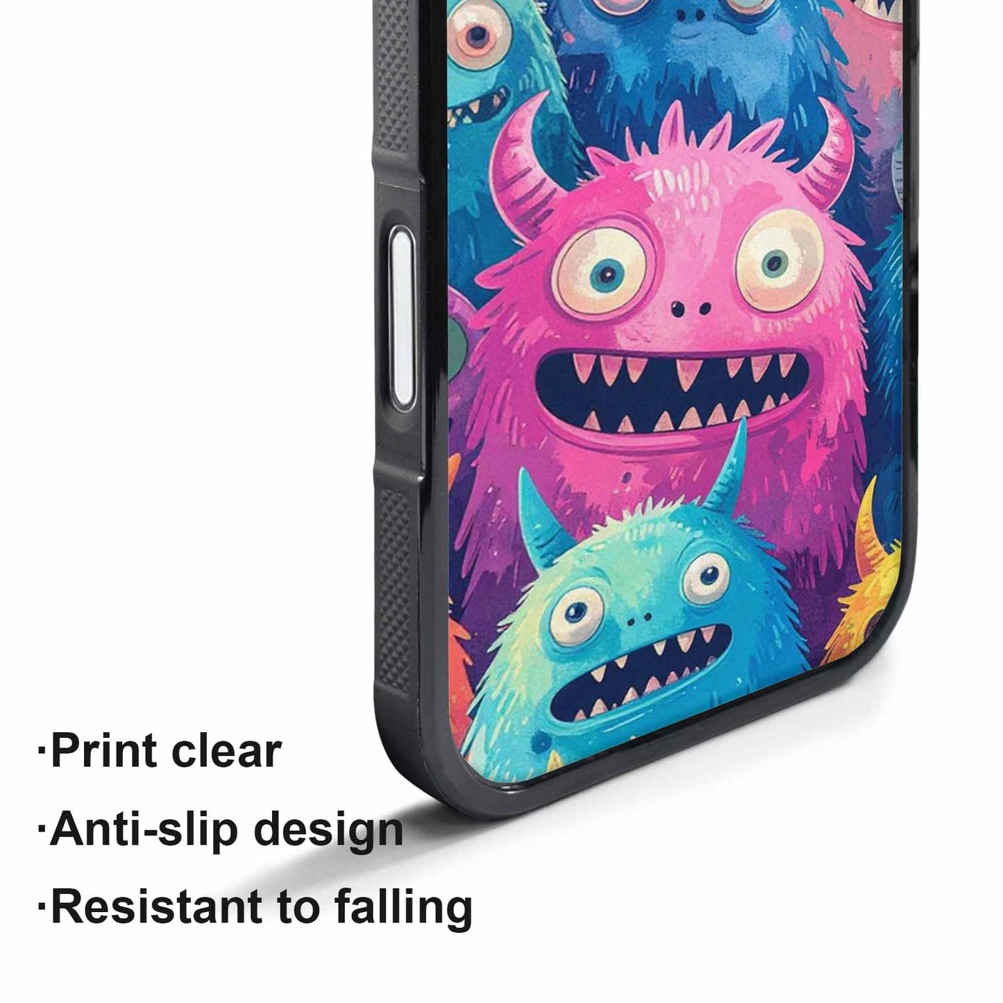 iPhone 17 Pro Case — Seamless Repeating Pattern Of Overlapping Cartoon, Original Design Phone Case
