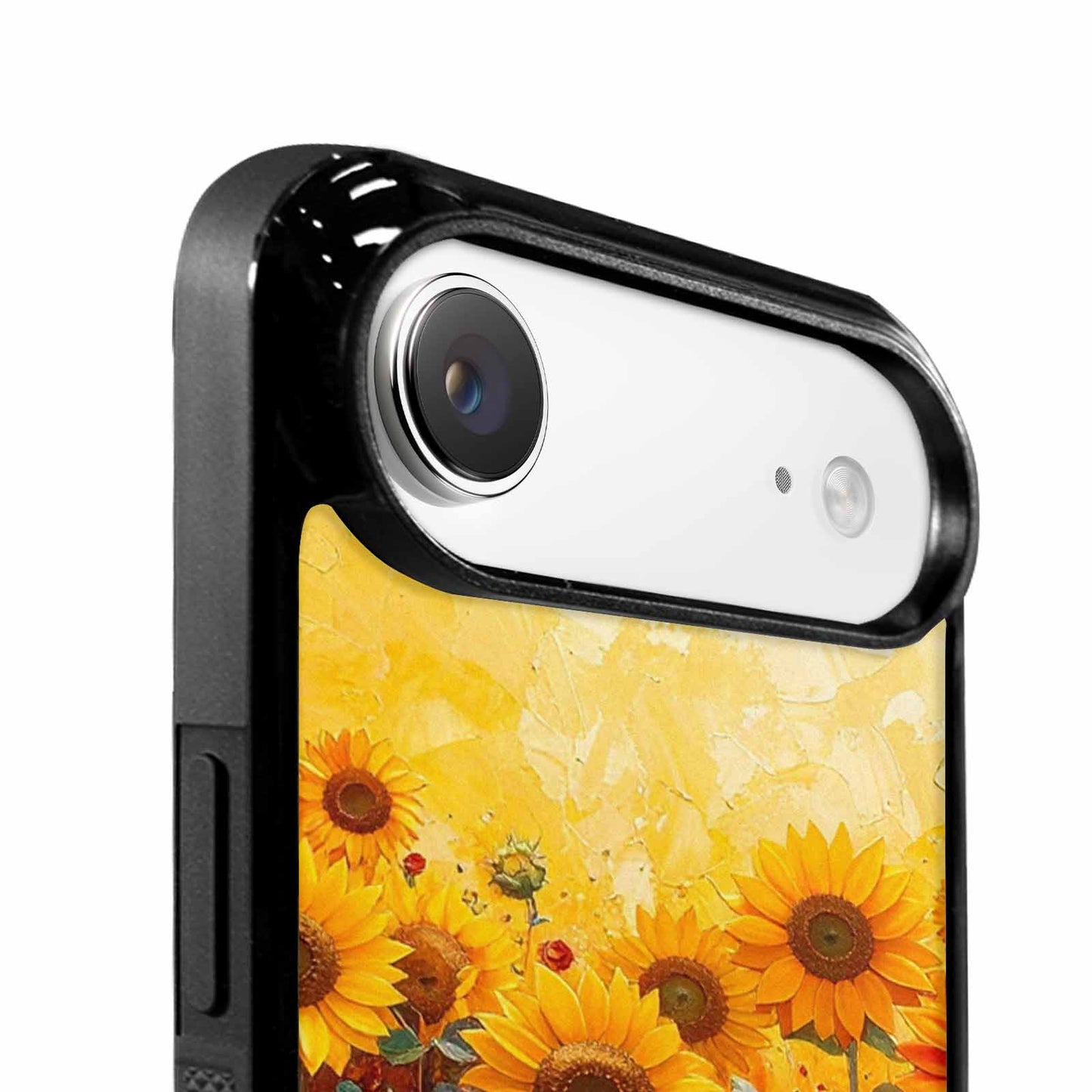iPhone 17 Air Case — Full Color Vibrant Sunflower Burst Floral, Personalized Phone Case