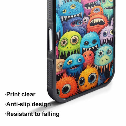 iPhone 17 Pro Max Case — Multi Eye Monster Multi Original Art, Personalized Phone Case