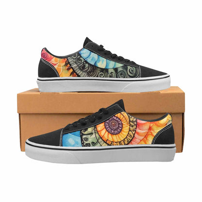 WOMEN'S Tie Lace-Up Canvas Surreal Custom Shoes
