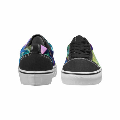 WOMEN'S Monet-Style Impressionist Water Canvas Lace-Up Y2K Sneakers