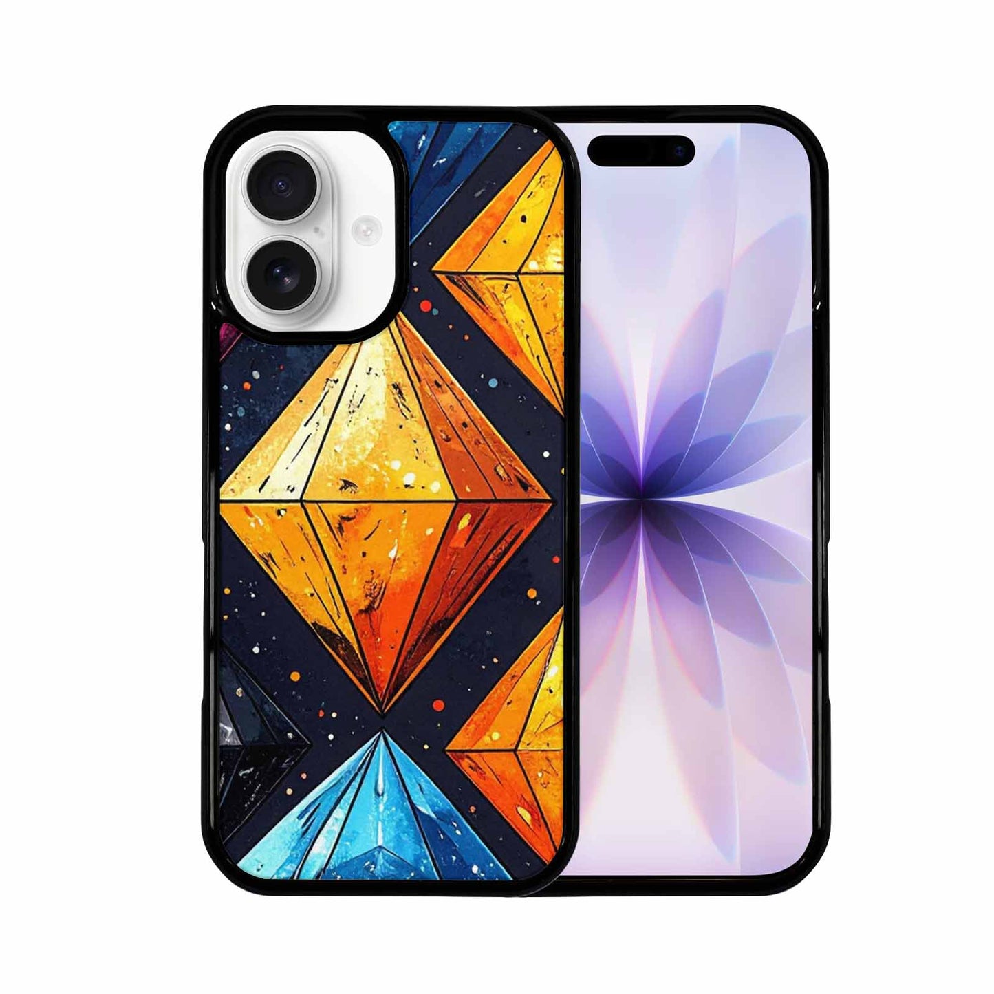 iPhone 17 Case — Vintage Summer Diamond Retro Vintage, Customized Protective Case