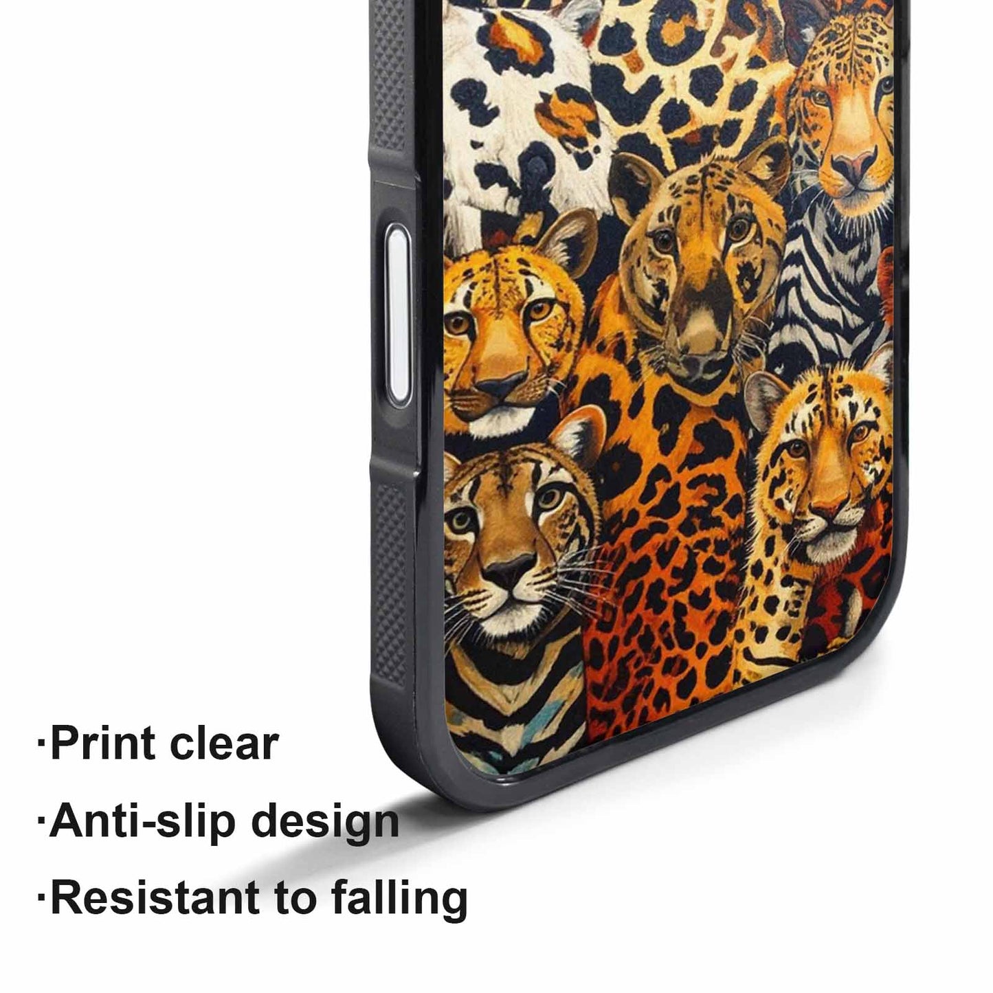 iPhone 17 Pro Case — Small Animal Print Pattern Randomly Animal, Customized Protective Case