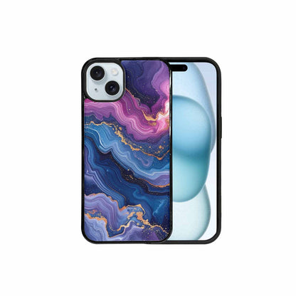 iPhone 15 Plus Case — Marble Galaxy, Custom Art Phone Cover