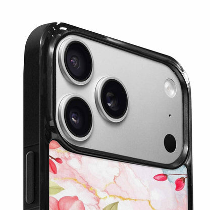 iPhone 17 Pro Case — Marble Floral, Custom Art Phone Cover