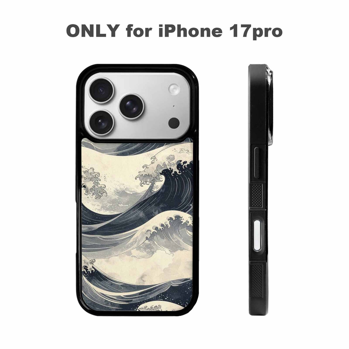 iPhone 17 Pro Case — Vintage Americana Wave Retro Vintage, Custom Printed Phone Case