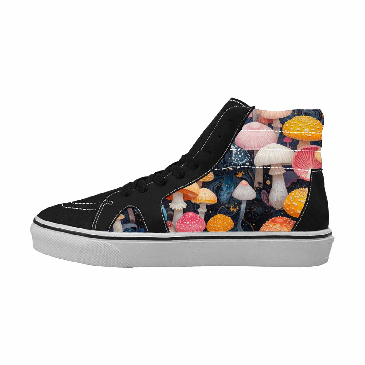 MEN'S Mushrooms High Top Canvas Dark Academia Sneakers