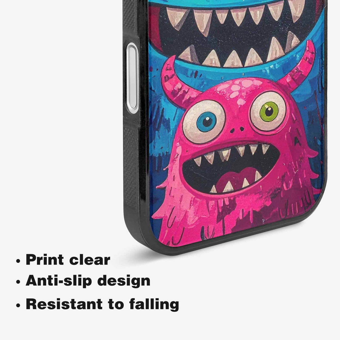 iPhone 16 Case — Goofy Cartoon Monster, Custom Art Phone Cover