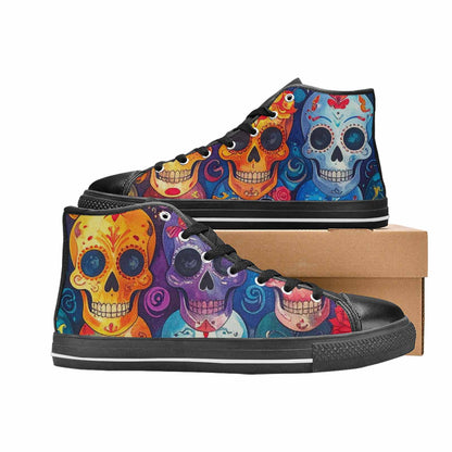 MEN'S Skull High Top Canvas Dreamcore Shoes