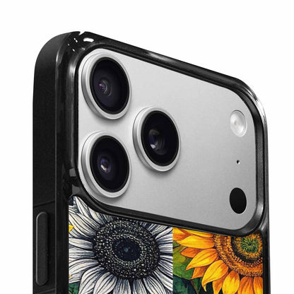 iPhone 17 Pro Max Case — Small Sunflower Pattern, Randomly Floral, Custom Printed Phone Case
