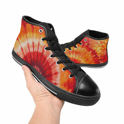 MEN'S Tie Dye - High Top Canvas Dreamcore Custom Shoes