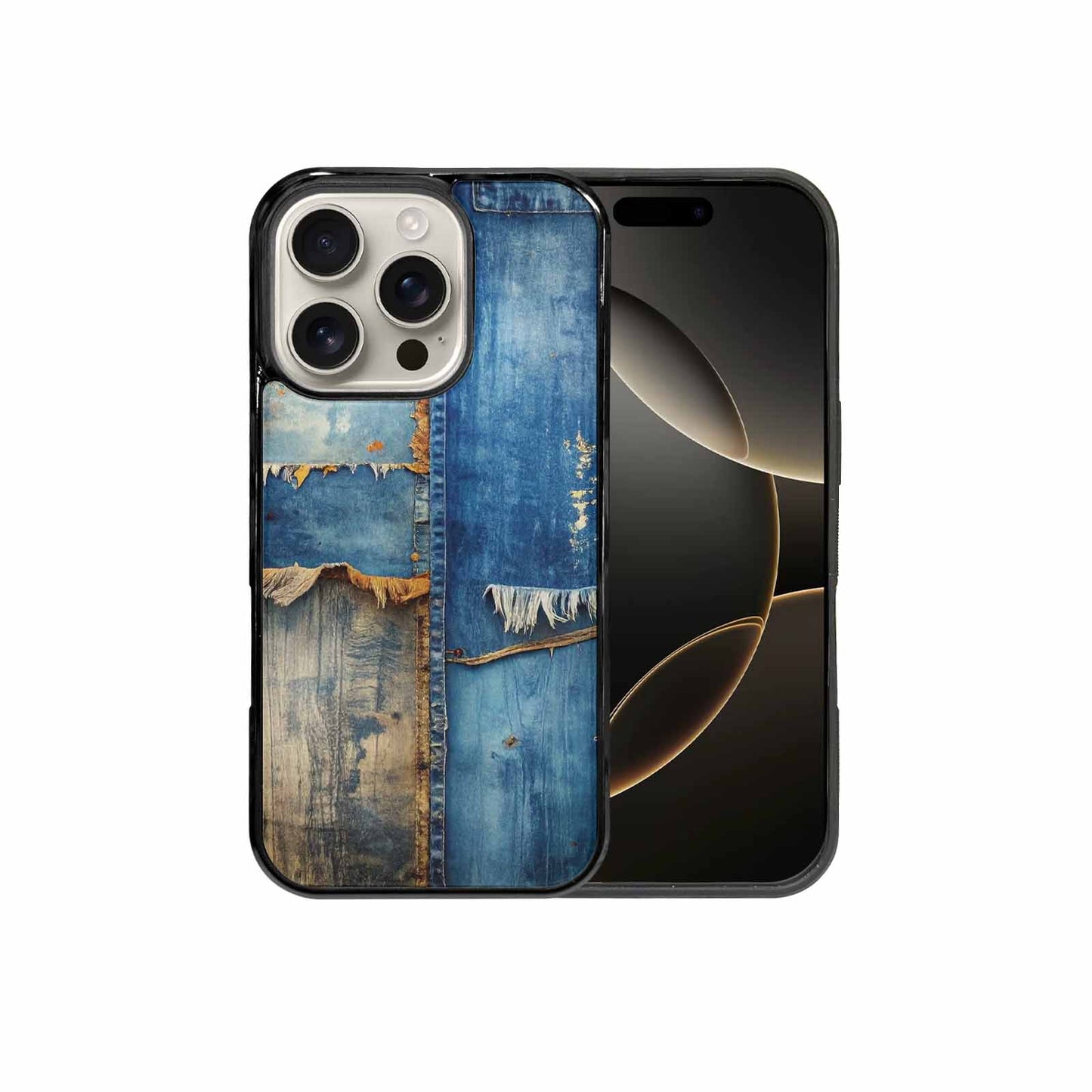 iPhone 16 Pro Case — Curve The Ripping Demin Tectures For, Custom Phone Case