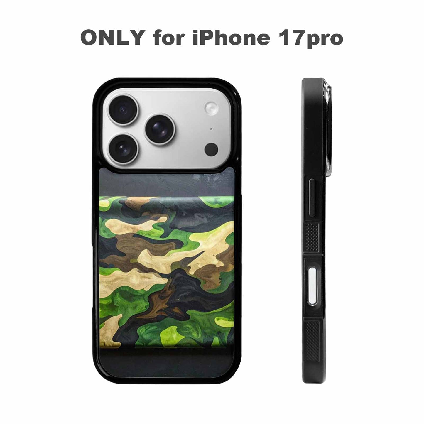 iPhone 17 Pro Case — Camo Print Camo, Customized Protective Case