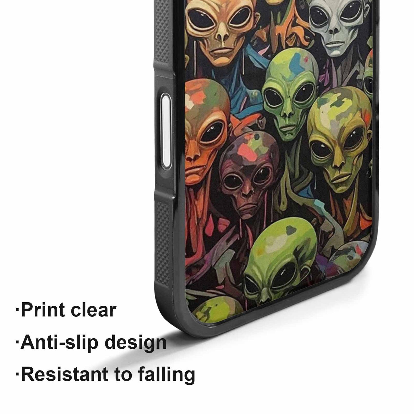 iPhone 17 Case — Aliens Camo Aliens Alien Scifi, Custom Print Case Cover