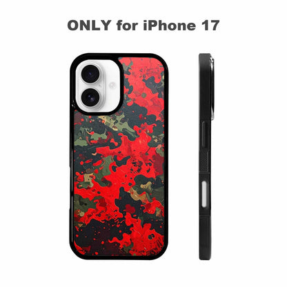 iPhone 17 Case — Small Military Camouflage Blotch Camo, Custom Printed Phone Case