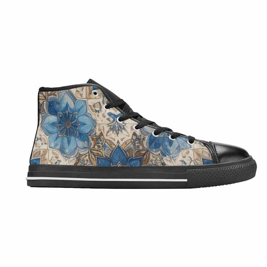 MEN'S Mandala High Top Canvas Dark Academia Custom Sneakers