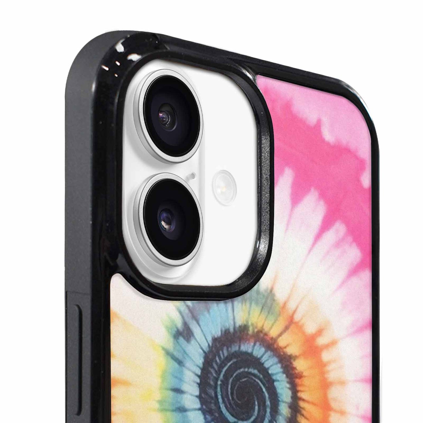 iPhone 17 Case — Tie Dye Swirls Black Tie Dye, Custom Phone Case