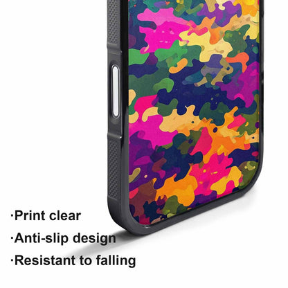 iPhone 17 Pro Max Case — Small Military Camouflage Blotch Camo, Custom Designed Case Cover