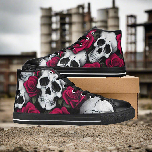 Koi Earthy Brown Unique MEN Bold Art - Freaky Shoes | Custom Art Sneakers