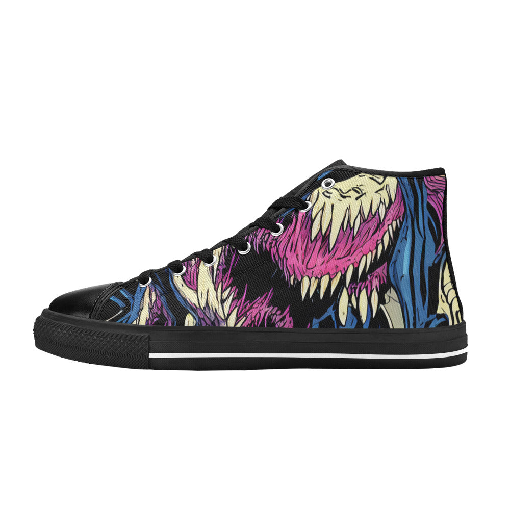 MEN'S Cc Long Teeth Long High Top Canvas Vibrant Chaos Sneakers