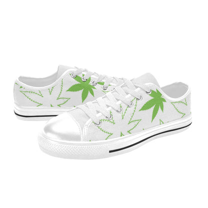 MEN'S Cc Weed 420 Art Canvas Dark Academia Custom Shoes