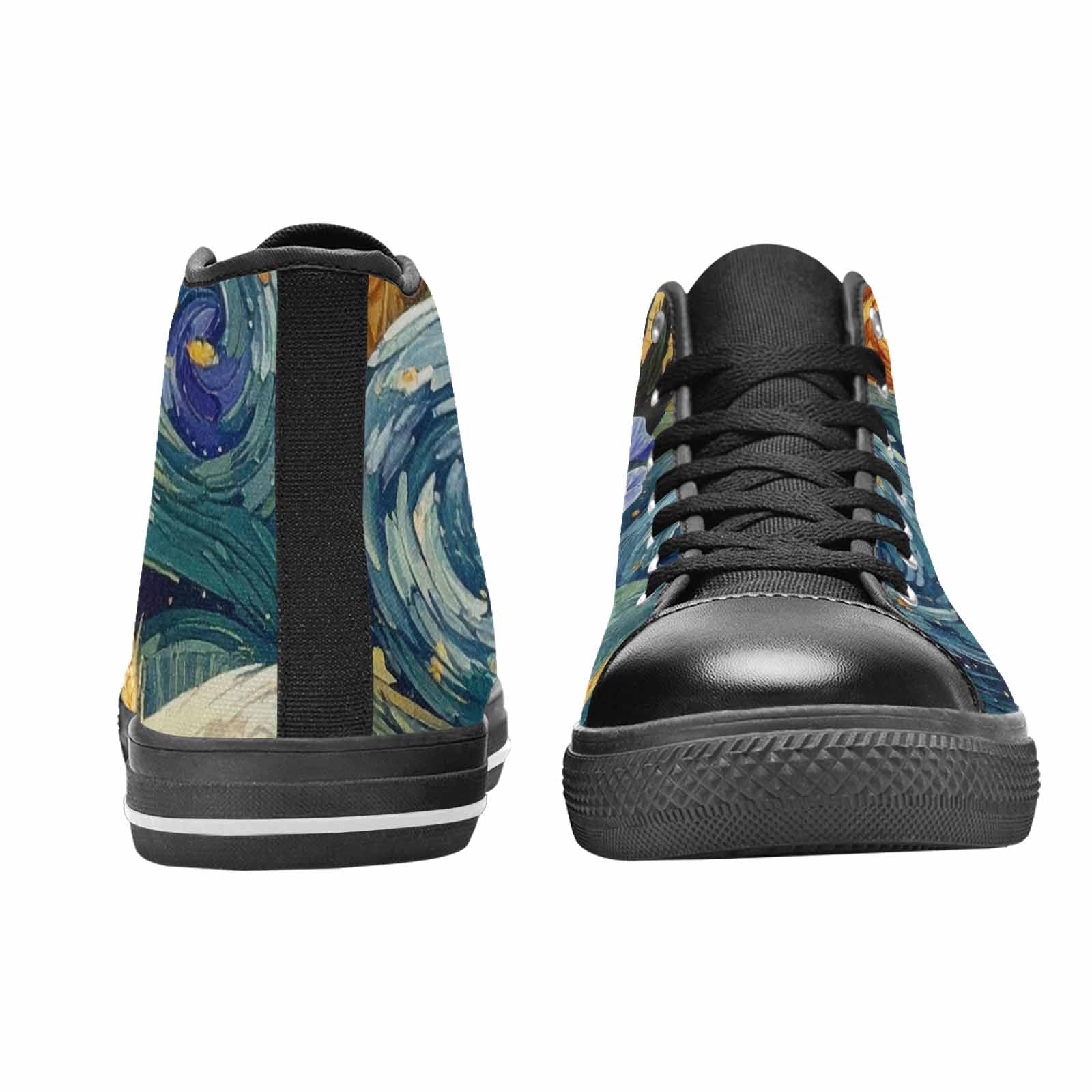 MEN'S Blend All Versions High Top Canvas Vibrant Chaos Sneakers