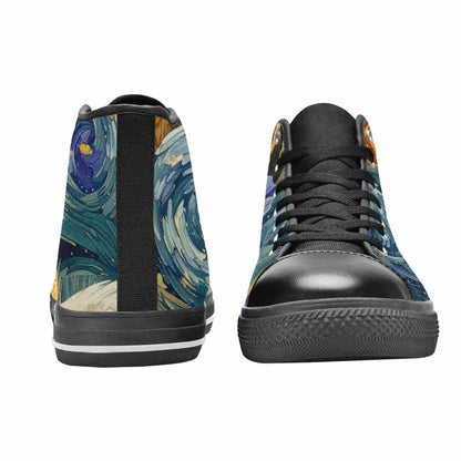 MEN'S Blend All Versions High Top Canvas Vibrant Chaos Sneakers